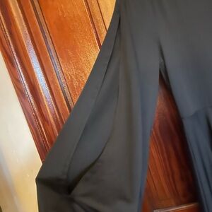 SHEIN Black Midi Dress Elegant Design
